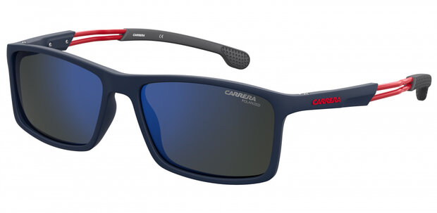 sportzonnebril 4016/S heren cat.3 blauw/rood