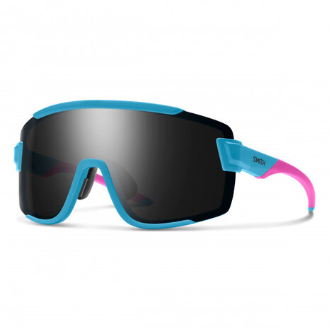 sportzonnebril Wildcat cat.3 polycarbonaat zwart/blauw