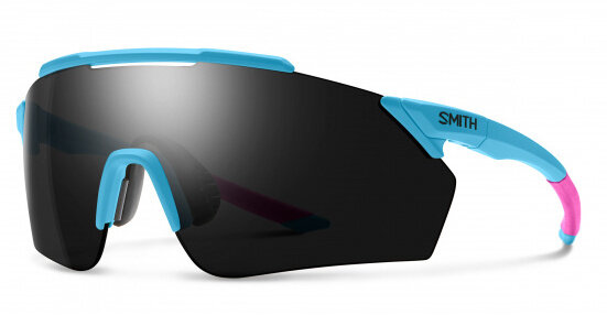 zonnebril Ruckus unisex cat. 3 blauw/zwart 4-delig