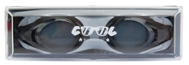 duikbril siliconen/polycarbonaat zwart/transparant