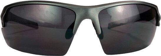 zonnebril Icegreen unisex rechthoekig grijs/zwart