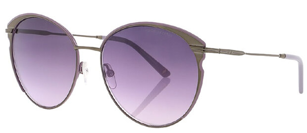 zonnebril DHS231 rond cat. 3 staal/glas paars