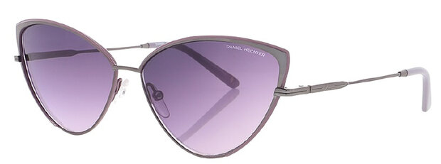 zonnebril DHS232 cat-eye cat. 3 staal/glas paars