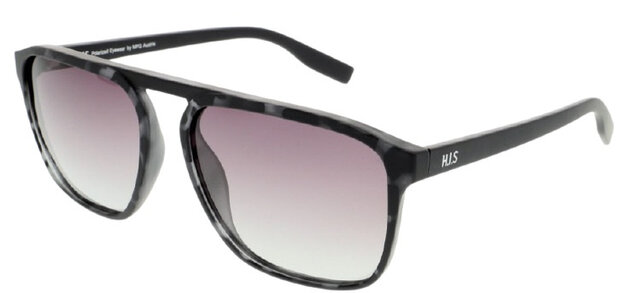zonnebril 08114 unisex vierkant cat.3 aluminium zwart