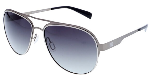 zonnebril 84105 unisex cat.3 piloot staal grijs/blauw