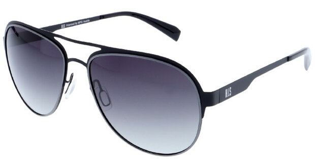zonnebril 84105 unisex cat.3 piloot staal zwart/grijs