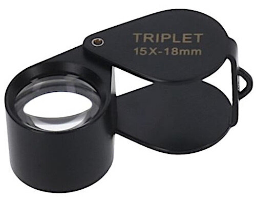 inslagloep Triplet BYO-It1518 15x 18 mm glas zwart