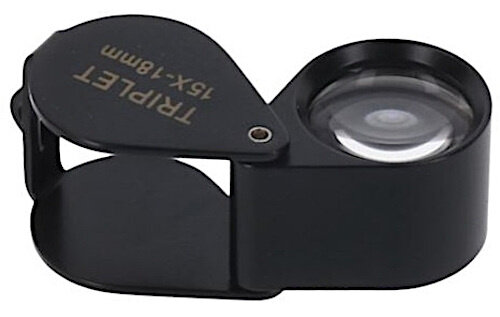 inslagloep Triplet BYO-It1518 15x 18 mm glas zwart