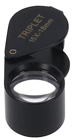 inslagloep Triplet BYO-It1518 15x 18 mm glas zwart