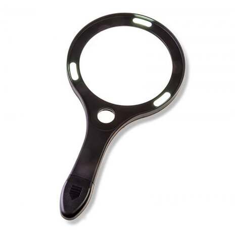 steelloep AS-95 led 2x/7x - 110mm acryl zwart