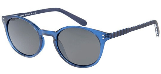 kinderzonnebril ZO-0104 polycarbonaat rond blauw