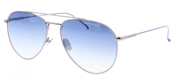 zonnebril DHS206 heren cat.3 piloot blauw/zilver