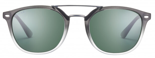 zonnebril Miller unisex cat.3 aviator zwart/groen/grijs