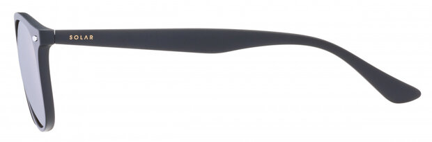 zonnebril Miller unisex cat.3 aviator zwart/bruin