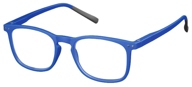leesbril SLR02 unisex acryl kobaltblauw sterkte +3,00