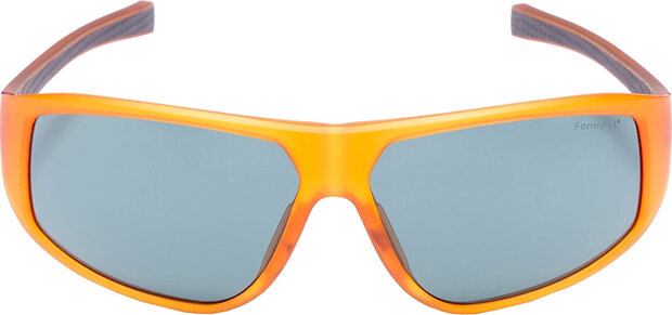 zonnebril unisex rechthoekig cat.4 oranje/grijs
