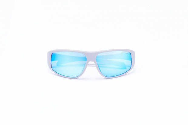 zonnebril unisex rechthoekig cat.4 wit