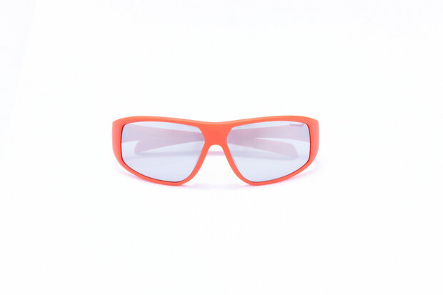 zonnebril unisex rechthoekig cat.4 koraalrood