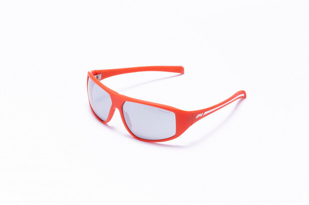 zonnebril unisex rechthoekig cat.4 koraalrood