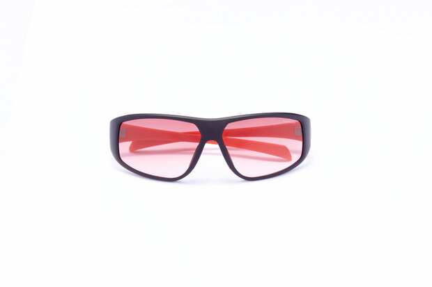 zonnebril unisex rechthoekig cat.4 zwart