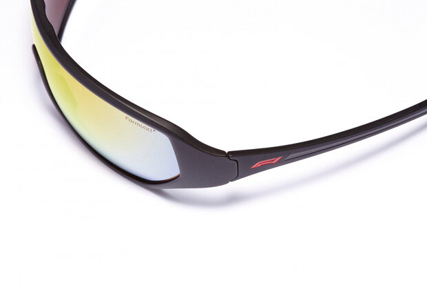 sportzonnebril unisex rechthoekig cat.4 zwart