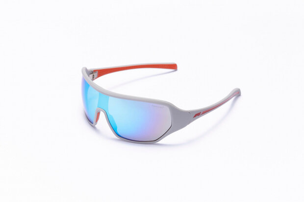 sportzonnebril unisex rechthoekig cat.4 wit