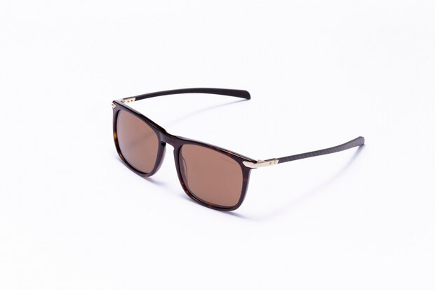 zonnebril unisex rechthoekig cat.4 bruin