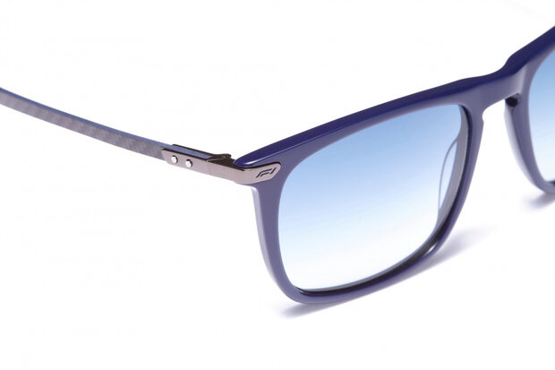 zonnebril unisex rechthoekig cat.4 navy