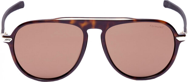 zonnebril unisex piloot cat.4 donkerbruin