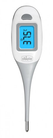 thermometer Flex Night digitaal 15 cm wit/grijs