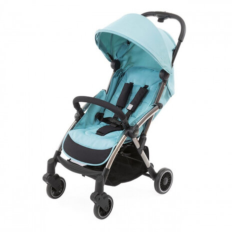 buggy Cheerio 97 cm polyester/aluminium blauw/zwart