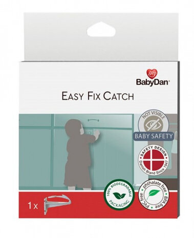 lade-/ kastslot zelfklevend junior 9,6 x 7 cm ABS wit