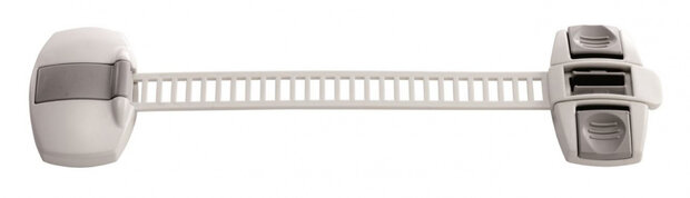 multislot zelfklevend 21,5 x 5,8 cm ABS/polyamide wit