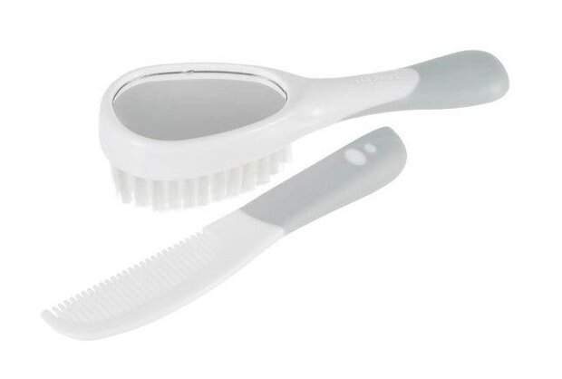 haarverzorging Easygrip junior zilver/wit 2-delig