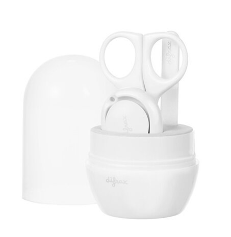 manicureset De Luxe baby wit 3-delig