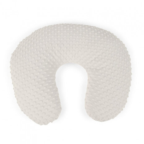 voedingskussen Bubbles 65 x 65 cm fleece wit
