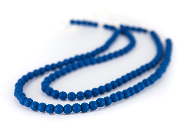 bijtketting Rainbow Loom&nbsp;90 cm donkerblauw