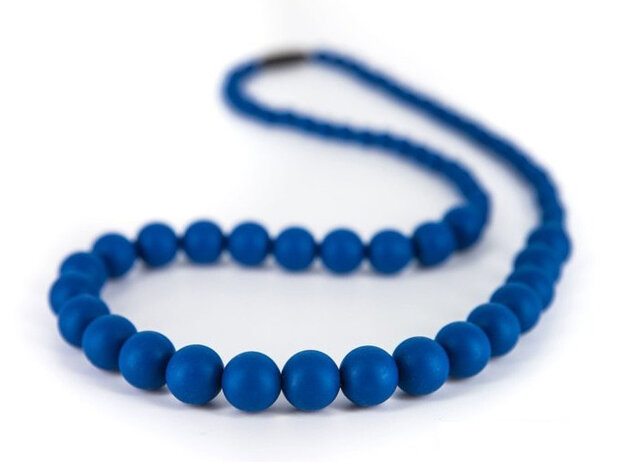 bijtketting Marshmellow&nbsp;75/7 cm donkerblauw
