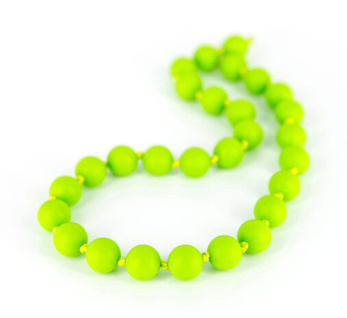 bijtketting Macaron Shorty&nbsp;25 cm lichtgroen