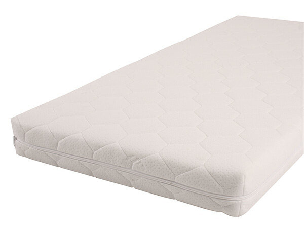 matras wieg junior 80 x 40 cm polyether/tencel wit