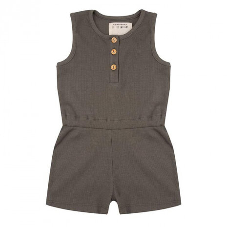 jumpsuit meisjes katoen groen maat 12-18 maanden
