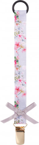 fopspeenketting meisjes 19 cm wit/roze