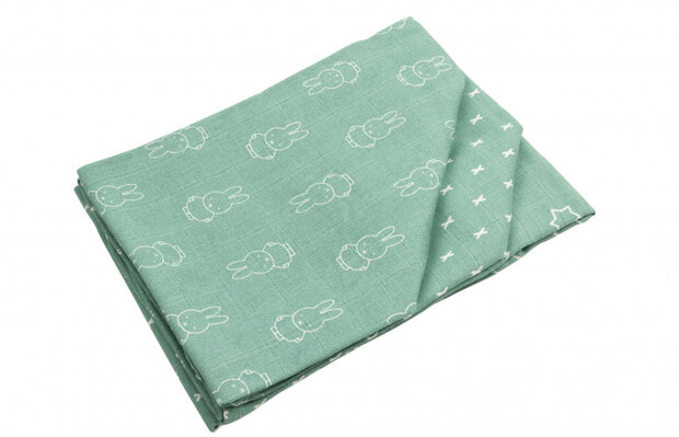 hydrofiele luiers junior 70 cm katoen groen 3 stuks