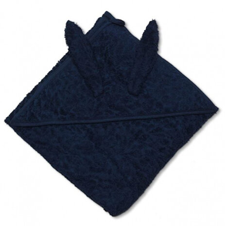 badcape junior 83 x 83 cm katoen navy