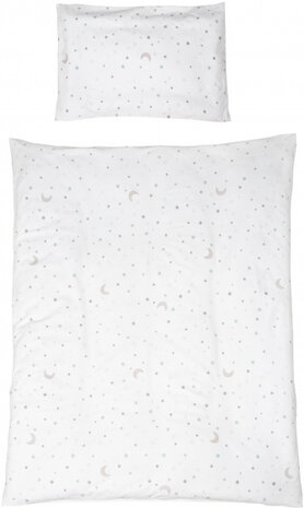 bedtextiel Magic Stars 135 x 100 cm katoen wit 2-delig