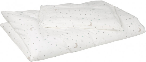 bedtextiel Magic Stars 135 x 100 cm katoen wit 2-delig