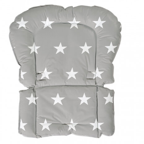 stoelverkleiner Little Stars junior polykatoen grijs