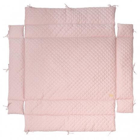 boxkleed Style junior 96 x 18 cm polykatoen roze