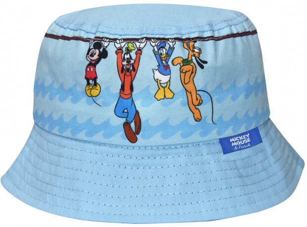 zonnehoed Mickey Mouse &amp; Friends textiel blauw maat 50