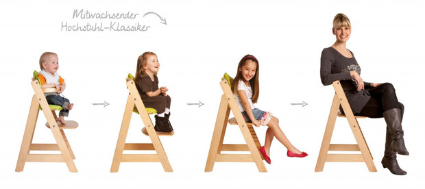 kinderstoel Sit Up III 54 x 44 x 80 cm hout beige